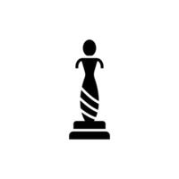 statue icon vector design templates