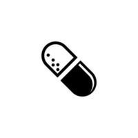 capsules and pills icon vector design template