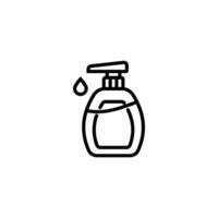 líquido jabón icono vector diseño plantillas