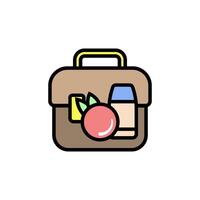 lunch box icon vector design templates simple