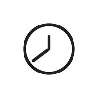 watch and clock time icon vector design template