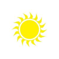 sun icon vector design template