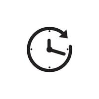 watch and clock time icon vector design template