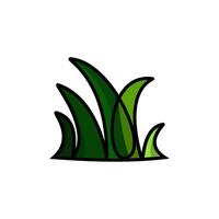 grass icon vector design templates simple