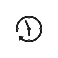 watch and clock time icon vector design template