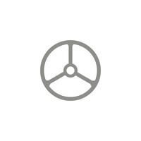 steering wheel icon vector design template