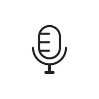 microphone icon vector design templates