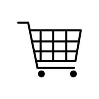 shopping cart icon vector design template