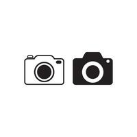 Photo camera icon vector design template