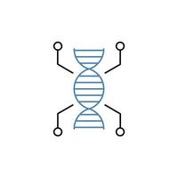 biotechnology concept line icon. Simple element illustration. biotechnology concept outline symbol design. vector