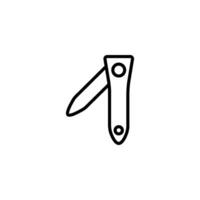 nail cutter icon vector design templates simple
