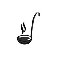 ladle soup icon vector design templates