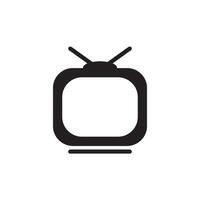 plantillas de diseño de vectores de iconos de televisión