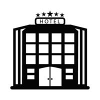 Buildings hotel  icon vector design template