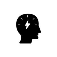 consciousness concept line icon. Simple element illustration. consciousness concept outline symbol design. vector