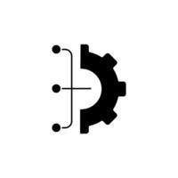 administración concepto línea icono. sencillo elemento ilustración. administración concepto contorno símbolo diseño. vector