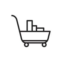 shopping cart icon design vector templates