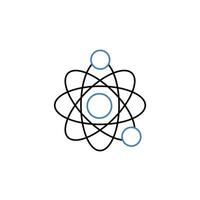 science concept line icon. Simple element illustration. science concept outline symbol design. vector