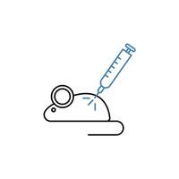 experiment concept line icon. Simple element illustration. experiment concept outline symbol design. vector