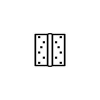 door hinge icon vector design templates