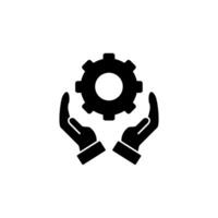 service concept line icon. Simple element illustration. service concept outline symbol design. vector