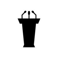 podium icon vector design template