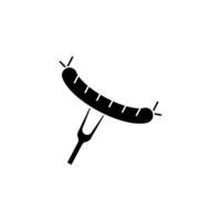 sausage concept line icon. Simple element illustration. sausage concept outline symbol design. vector