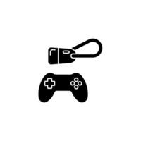 vr gaming concept line icon. Simple element illustration. vr gaming concept outline symbol design. vector