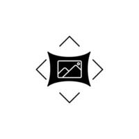 spatial computing concept line icon. Simple element illustration. spatial computing concept outline symbol design. vector