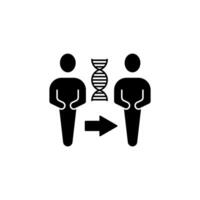 cloning concept line icon. Simple element illustration. cloning concept outline symbol design. vector