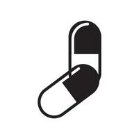 capsules and pills icon vector design template