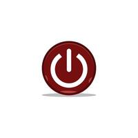 shutdown icon vector design template