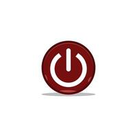 shutdown icon vector design template