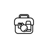 lunch box icon vector design templates simple