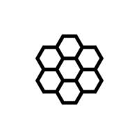 honey comb icon vector design template