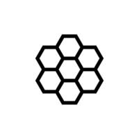 honey comb icon vector design template