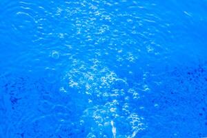 blue water drops, blue water surface, blue water background photo