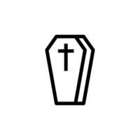 coffin icon vector design templates