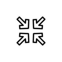 reduce icon vector design templates