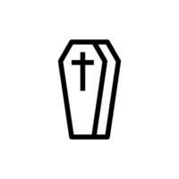 coffin icon vector design templates