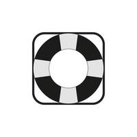 lifebuoy icon vector design template