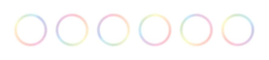 Blur Radial gradient background, swirling with rainbow color spectrum in a circle. Vibrant design colorful swirls. Flat vector illustration isolated on white background.