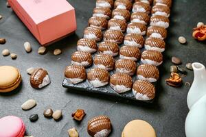 Assorted Desserts Displayed on a Table photo