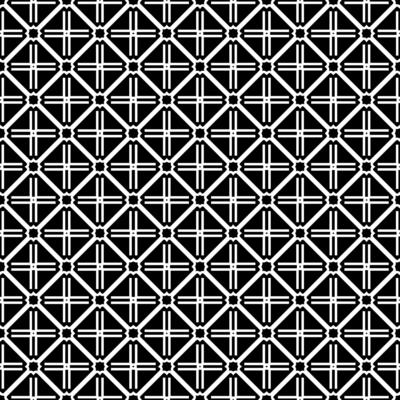 Black and white seamless abstract pattern. Background and backdrop. Grayscale ornamental design.