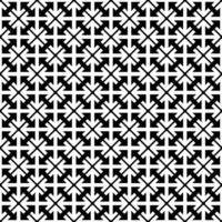 Black and white seamless abstract pattern. Background and backdrop. Grayscale ornamental design. vector