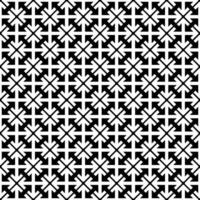 Black and white seamless abstract pattern. Background and backdrop. Grayscale ornamental design. vector