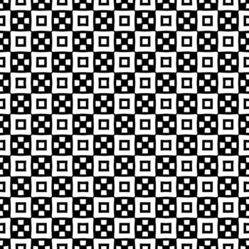 Black and white seamless abstract pattern. Background and backdrop. Grayscale ornamental design. vector