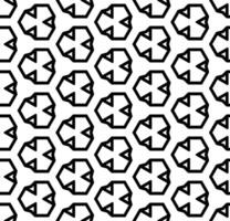 Black and white seamless abstract pattern. Background and backdrop. Grayscale ornamental design. vector