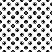 Black and white seamless abstract pattern. Background and backdrop. Grayscale ornamental design. vector