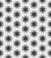 patrón abstracto sin costuras en blanco y negro. fondo y telón de fondo. diseño ornamental en escala de grises. vector